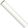 Stabile Tubo Canna Fumaria Lineare Maschio-Femmina, Scarico Fumi per Caldaie a Condensazione, 80 mm, 100 cm, PPH, Bianco