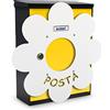 Alubox Margherita Cassetta Postale Mia con Sportello, Multicolore