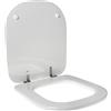 IDROTOP Copriwater dedicato per GLOBO GENESIS legno POLIESTERE pregiato cerniera inox