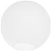 SECFOU Paralume Globo in Vetro Smerigliato Bianco per Lampada a Sospensione | Copertura Sferica Decorativa, Luce Diffusa Delicata, Facile da Installare e Rimuovere, Salotto Camera