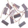 POQAX 10 pezzi 8x9x20mm spazzole di carbone for motore for ventilatore riscaldamento deII'automobile, strumenti sostituzione del deII'aria, kit