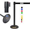 Vendooh! COLONNINA NERA NASTRO MULTI COLORE TENDINASTRO FETTUCCIA TENDILINEA BASE PIATTA - Nero