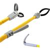 FercasaShop® Pinza Scaffali Prendi Oggetti, in Ferro Verniciato e Gomma Antiscivolo, Per Diversificare Gli Oggetti da Prendere, Adatta a Scaffali Più Alti -