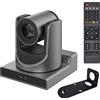 SMTAV PTZ Camera, 30X Optics Zoom AI Auto Tracking and HDMi/SDI/USB3.0/IP Streaming Outputs for Church, Conference, Events, Insegnamento (30X Without NDI, Black)