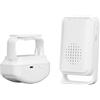 YWBL-WH Campanello con Sensore di Movimento, Campanello Senza Fili, Sensore di Movimento Campanello per Ingresso Porta Rilevatore a Infrarossi Allarme di Sicurezza 5 V Micro USB, Casa,