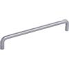 La Valsabbia - Set 5 Maniglie Acciaio Inox Satinato Ø10 mm - Per Ante, Cassetti, Mobili e Cucine - Fissaggio con Viti M4 (320mm)