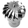 AOSGYA COMIGNOLO A VENTO GIREVOLE acciaio inox Diam. 250mm CANNA FUMARIA MASCHIO base