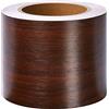 Dostear Bordi Greche Pannelli Adesivi Bordo Adesivo per Pareti Striscia Adesiva Muro Decorativa Greca Adesiva per Parete Noce Marrone 15cm X 500cm