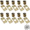 GINVF Chiusura a sfera per porta, Chiusura con rullo a molla in rame per porta dell'armadio, Chiusure per porte interne, Armadio, Cassetto, Mobili - 10 Pz (16.5mm)