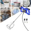 Xinng Miscelatore Elettrico per Cemento e Malta 2600W - 6 Marce (0-1700 giri/min) - Attacco M14 - Ideale per Vernici, Calcestruzzo e Malte