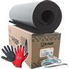 Scorprotect Pannello isolante originale K Flex ST autoadesivo + guanti + cordino Scorprotect (nero, spessore isolante 32 mm, 1000 x 3000 mm)