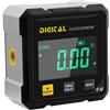 Generico Rilevatore angolare digitale, livello digitale, cercatore angolare, goniometro, inclinometro, strumento di livello cubo, letture ultra-accurate, utilizzato per la lavorazione del legno, sega da tavolo