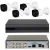 RVT SECURITY KIT VIDEOSORVEGLIANZA 4 TELECAMERE 5 MP CON MICROFONO INCORPORATO, XVR 8 CANALI 5 MP OMAGGIO 4 ALIMENTATORI PER TELECAMERA