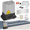 Hebitod 550W 1200 kg Motore Cancello Scorrevole Porte Scorrevoli per Operatore, con 2 Telecomandi Apriporta Automatico Operatore per Giardino Garage