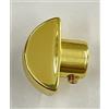 effedielle POMOLO POMO MEZZALUNA PER CILINDRO E PER LIMITATORI DI APERTURA FINITURA ORO OTTONE LUCIDO DI PORTONI BLINDATI E PORTE IN LEGNO UNIVERSALE ATRA-DIERRE-