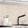 StickerProfis - Pannello Paraschizzi Cucina Adesivo da Parete, Opaco, 1.8 mm, Tutte Le superfici - TRAVERTINO in Pietra ARENARIA - (SANDSTEIN TRAVERTIN) Premium 60 x 500cm