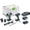 Festool Set di avvitatori e punte TID 18 5,0/4,0-Set TPC 18/4