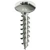 Mustad: 200 Viti Panelvit FC, Testa Fungo con Collare, 6x40 mm, Zincate Chromiting, Lubr. Lubex