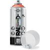 HQS High Quality Spray HQS RAL MASTER Bomboletta di Vernice Spray 400ml Nitro Colori Ral (1, Ral 3000 Rosso Fuoco Lucido)
