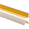 ProfiPVC Profilo Angolare PVC 25x25 mm, 200cm - Listello di protezione in plastica flessibile - Striscia autoadesiva - Riparo dei profili angolari e bordi, facile da installare - Beige