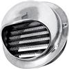 Generic Griglia di Ventilazione Griglie di Aerazione Rotonde in Acciaio Inox 50mm 70mm 90mm 110mm 130mm 150mm 170mm 190mm 200mm Griglia Aerazione per Uso Interno ed Esterno(304Silver,190mm)