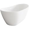 Balneo Vasca da Bagno Freestanding Parma in Acrilico con Telaio in Acciaio - 6 Piedini Stabilizzatori - Troppopieno e Tappo Click-Clac - Bianco - 170x72cm