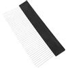 MAGICLULU Raschietto per Vernice in Acciaio Inox Nero, Strumento per Pittura Murale Decorativa e Pettine per Stucco, Leggero, Portatile, per Interni