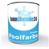 bauchemie24 vernice PISCINA, pool - rivestimento per laghetto | 750 ml | azzurro - RAL 5012 | vernice per piscine per pools, fontane, stagno in cemento - asciugatura rapida e resistente ai raggi UV