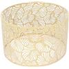 Oumefar Paralume Lampada Paralume Moderno Stile Semplice Decorazione Domestica per Lampadine E14 E27 (D'oro)