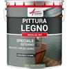ARCANE INDUSTRIES Vernice per legno esterno e interno, per tutti i tipi di legno - ARCALAC - 201-0,5 L Verde Pallido - RAL 6021