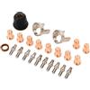 LICAEVEY Kit Elettrodo Punta IPT40 24 Pezzi, Set Copertura Staffa Ugello Elettrodo Punta Taglierina Al Plasma per CUT 55DS Pro CUT 65DS, Materiale in Acciaio Inossidabile in Lega di