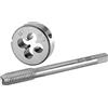 Burkit M7 X 1 Maschio e Die Set mano destra, M7 x 1.0 Filettatura macchina Tap e Round Die