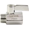 ARMYJY Valvola, Doccia Testa Mano Acqua Saver Spegnimento Valvola 304 In Acciaio Maniglia Valvola a Sfera