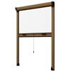 Generico Zanzariera a Rullo Riducibile Verticale fai da te in kit Vari Colori e Misure (80 x 250, Bronzo)