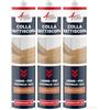 ARCANE INDUSTRIES Colla per battiscopa in legno e per e piastrelle, di facile applicazione ARCASEALANT - 43-290 ml x 3 Terra cotta - ARCANE INDUSTRIES