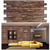 Grace Baltic - 4.9 m²/10 pezzi Pannelli a muro 3D della migliore qualità rivestimento murale rivestimento in PVC decorazione murale adesivi murali elastico spessore 1mm Carelia