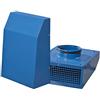 Vents VCN 125 esterno Ventola/Ventilatore esterno/cappa/Aussenwand ventilatore industriale/Aussenwand Radial Ventola/parete/Ventilatore/Ventola/alta potenza/390 m³/h/per tubo di 125 mm/100% originale eu del marchio di qualità