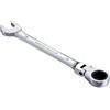 KATUR Chiave combinata a cricchetto 13 mm, chiave a cricchetto con testa flessibile, design industriale a doppio uso, utensile metrico professionale in acciaio al cromo vanadio
