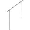 Tubiaz Corrimano in acciaio inox, ringhiera per scale, parapetto, balcone, 100 cm, con o senza barre trasversali, Ø 42 mm, per interni ed esterni