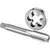 Burkit M16 X 1.25 Maschio e Die Set mano destra, M16 x 1.25 Filettatura macchina Tap e Round Die