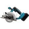 Kanbihao Sega Circolare a Batteria 125mm, Motore Brushless 4000rpm con Caricabatteria e Lama, Taglio per Legno e Metallo, Angolo Regolabile 0-45°, per Giardino, Officina, Fai-da-te, Utenti Domestici