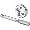 Burkit M10 X 1 Maschio e Die Set Mano Sinistra, M10 x 1.0 Filettatura Macchina Tap e Round Die