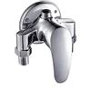 CZ Rubinetto per doccia a parete cromato, per acqua fredda e calda, manuale Interruttore di controllo valvola accessori per il bagno
