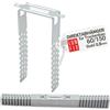 Lun Fix Gancio diretto 60/150 mm per cartongesso, staffa soffitto CD 60/27, supporto profilo, gancio a U acciaio 0,8 mm, montaggio preciso, 100 pezzi