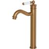 Essebagno Leeds rubinetto per lavabo alto in rame