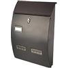 nextradeitalia 1PEZZO CASSETTA POSTALE PORTA RIVISTA '708B' cm 27 x 12 x H 40 - marrone