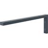 HOLZBRINK Supporto per mensola in metallo 45x15 cm HLA-B (1 pz) | Supporto per mensola lavabo da appoggio, reggimensola robusta da muro | Colore: Antracite