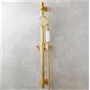 JingNian Asta Doccia Saliscendi in Ottone Antico Regolabile con Soffione Portatile e Tubo da 150 cm, Supporto Murale, Doccia a 2 Funzioni per Bagno