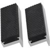Generic Set di 2 coperture protettive magnetiche per morsa, in lega di alluminio, con motivo antiscivolo, per morsa da banco da lavoro da 3-8 pollici (75 mm)