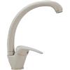 IMPALLI è casa IMPALLI Miscelatore Cucina Canna Lunga Girevole Rubinetto Lavello Cucina 18,9X19,6 Cm Facile Installazione Rubinetto Cucina Serie Alice (AVENA)